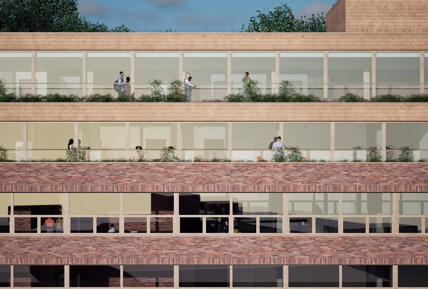fasade studies in brick and wood shingle