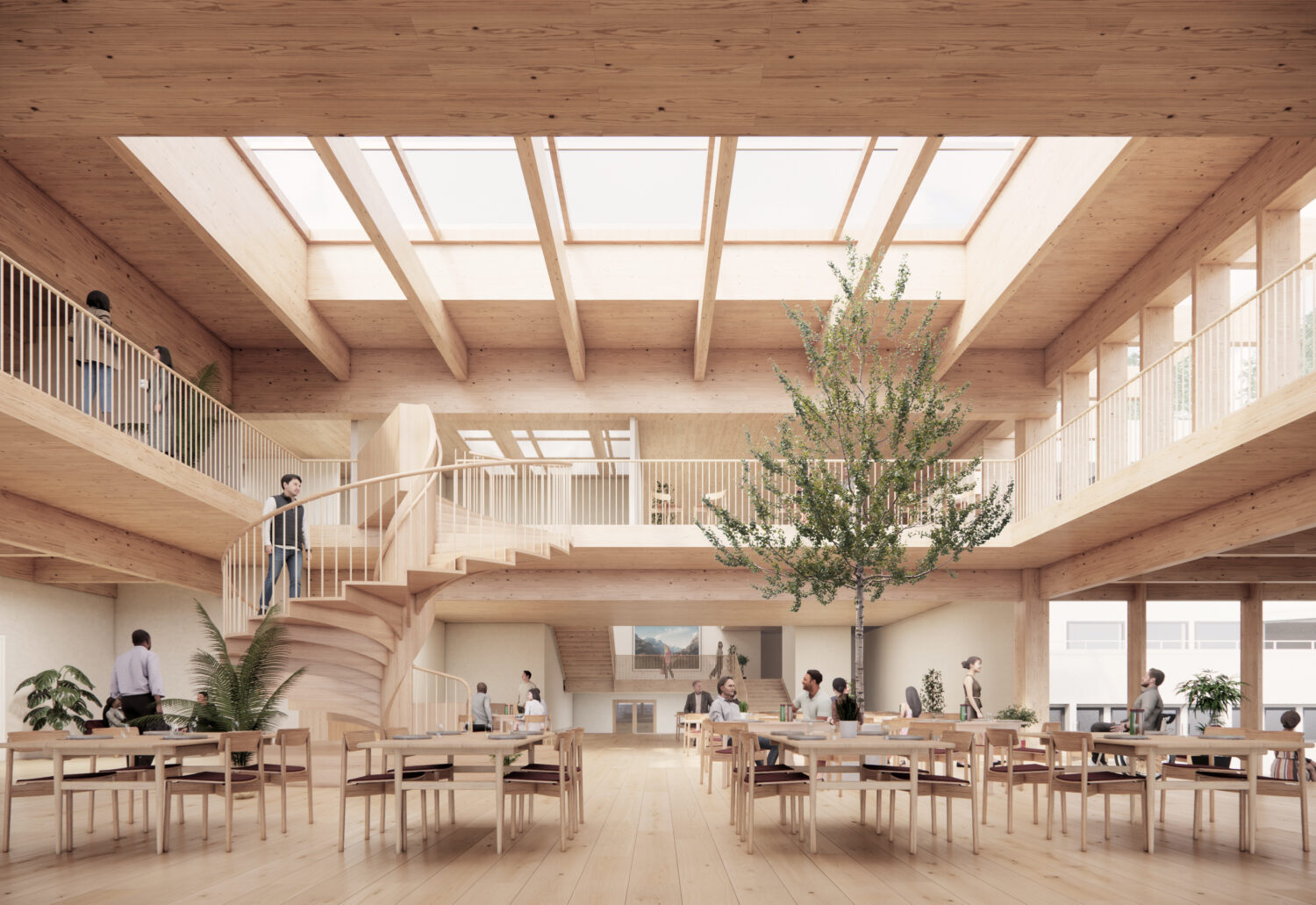 Atrium space visualization